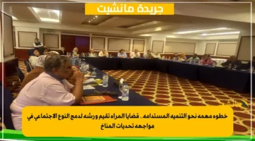 خطوة مهمة نحو التنمية المستدامة.. قضايا المرأة تقيم ورشة لدمج النوع الاجتماعي في مواجهة تحديات المناخ